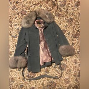 Vintage Suede Coat “Penny Lane”